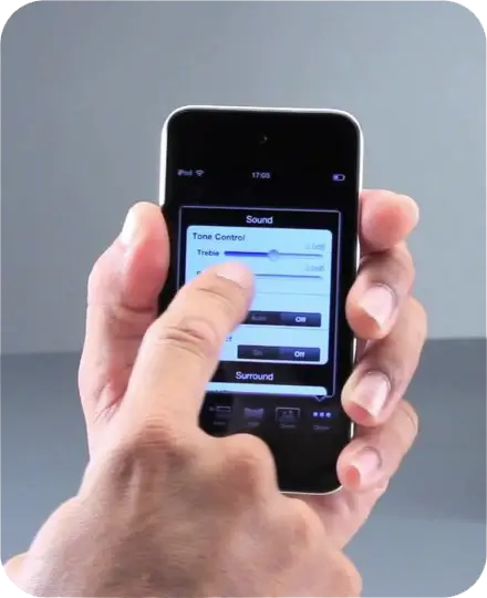 smart phone home audio control